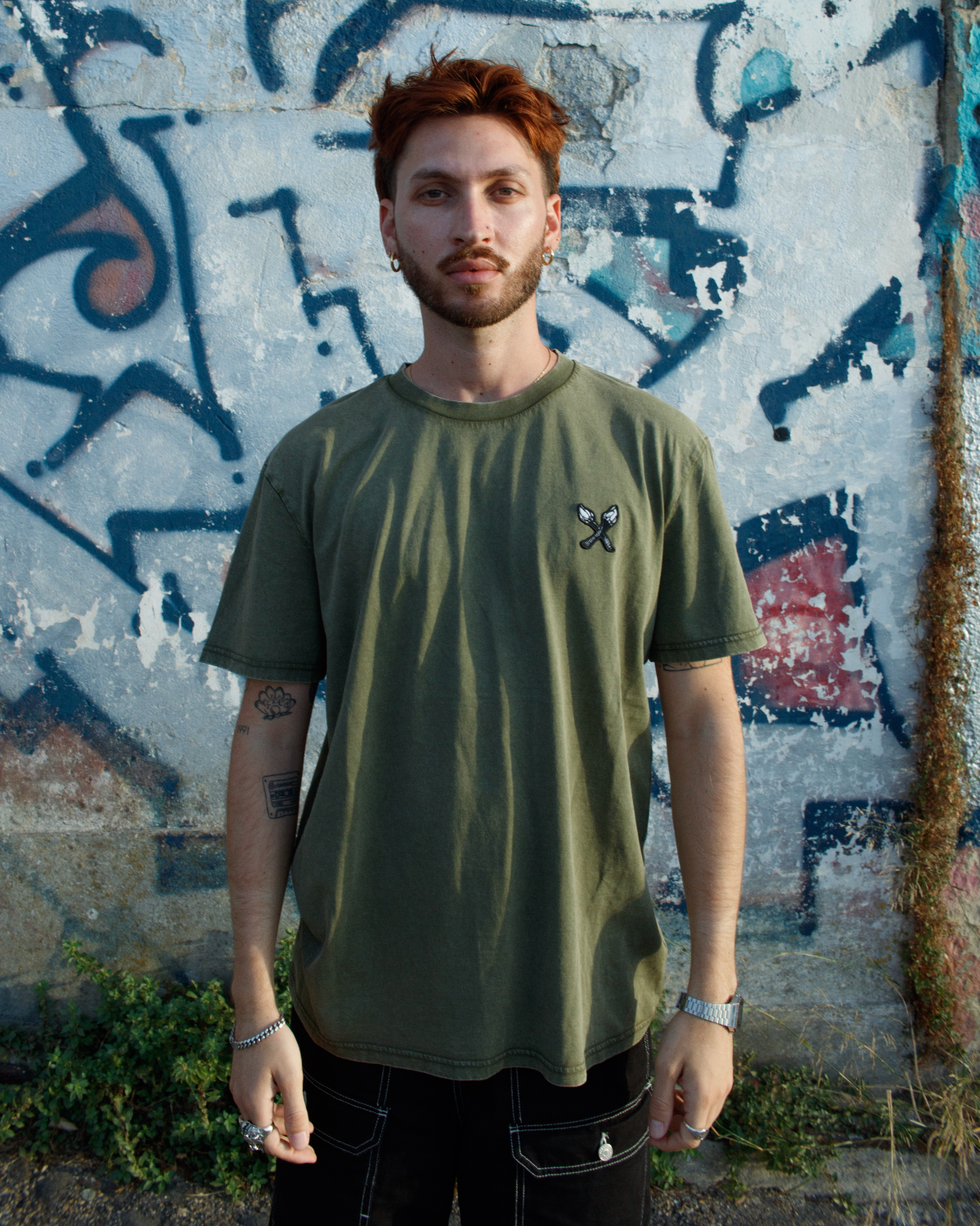Perceve Sea Weed Green Tshirt