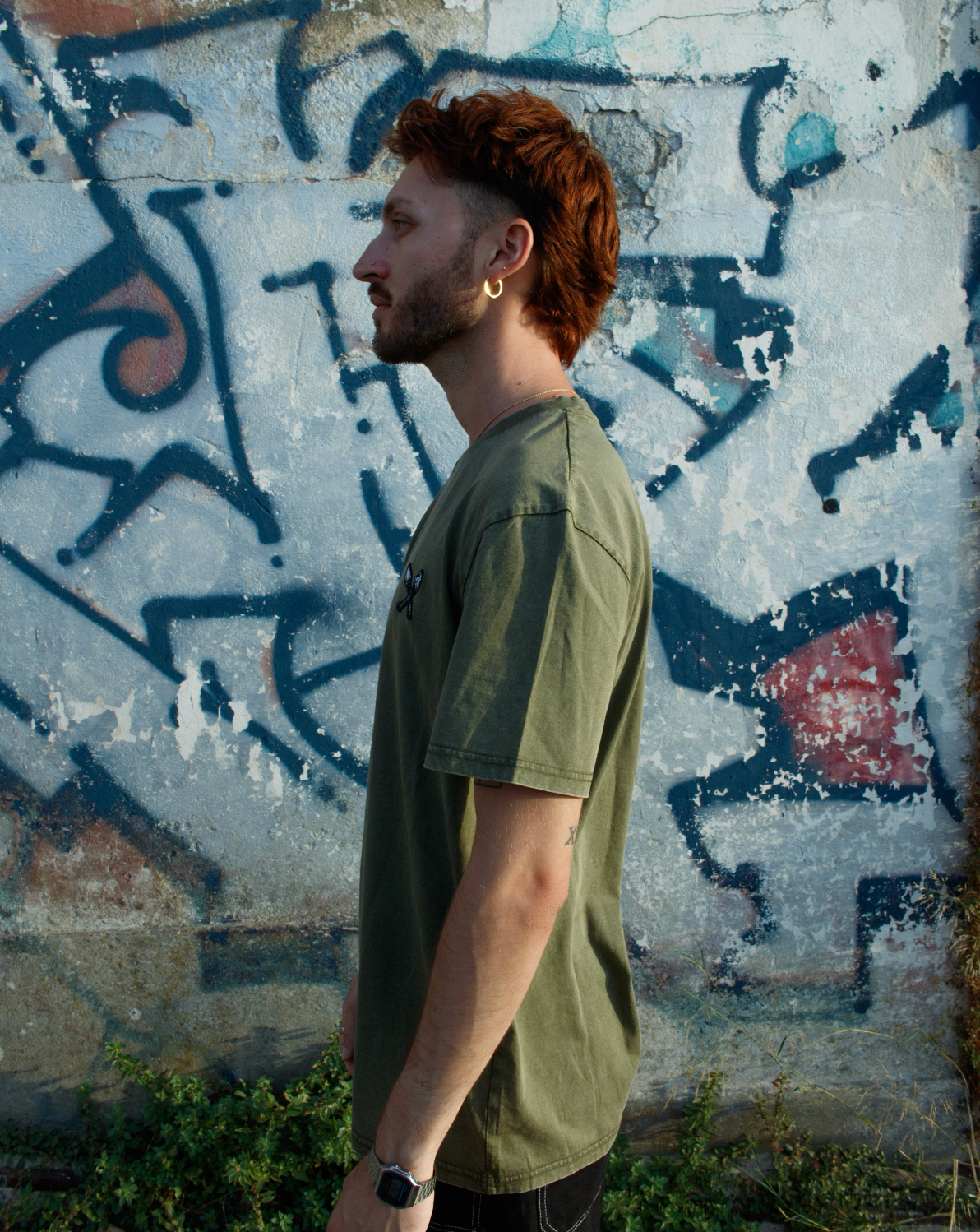 Perceve Sea Weed Green Tshirt