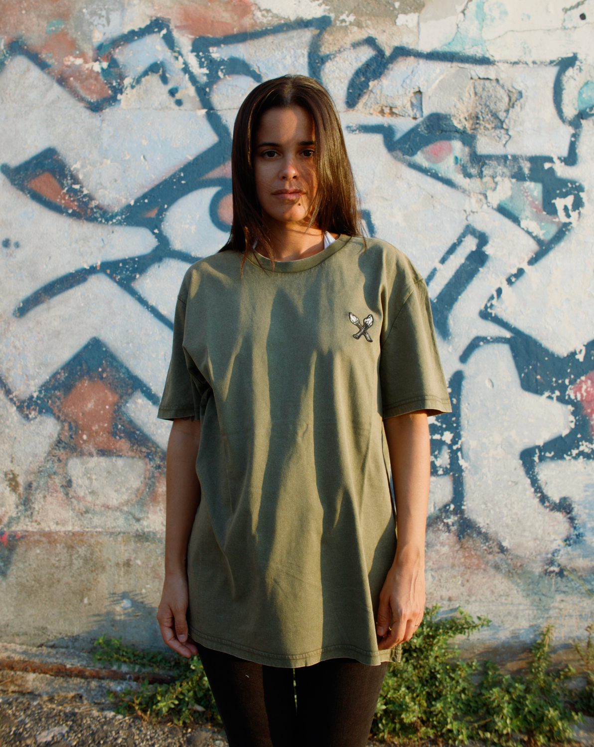 Perceve Sea Weed Green Tshirt