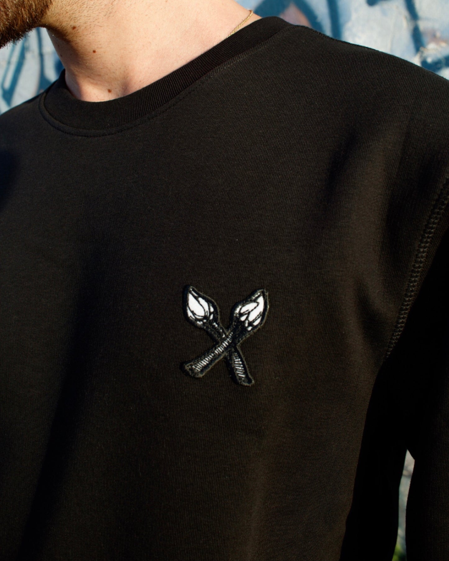 Perceve Black Sweatshirt