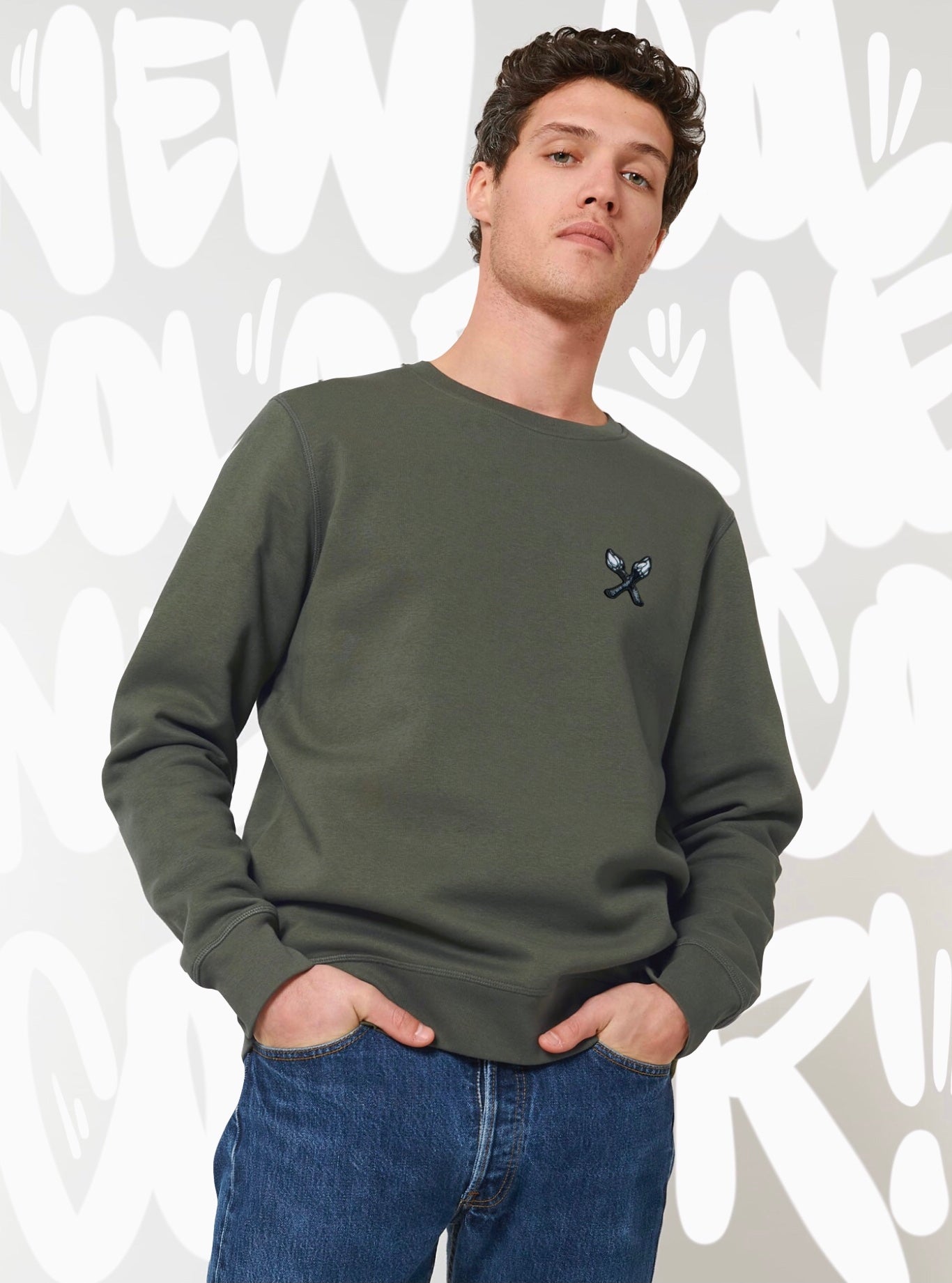 Perceve Seaweed Green Sweatshirt