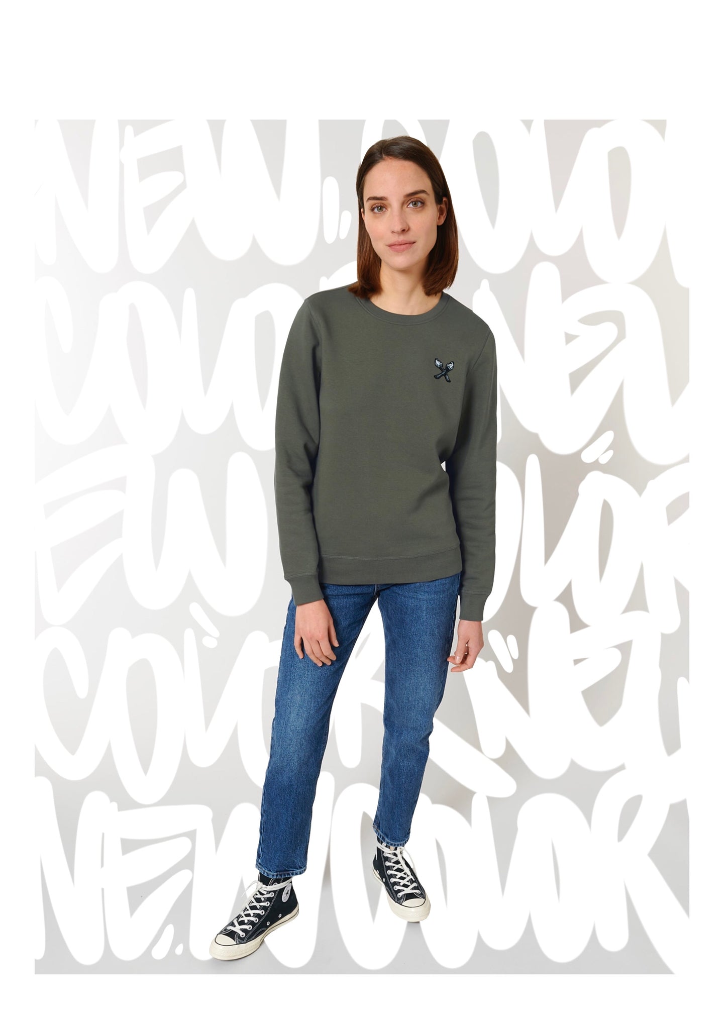 Perceve Seaweed Green Sweatshirt