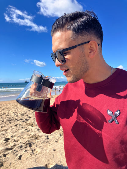 Perceve Burgundy Sweatshirt